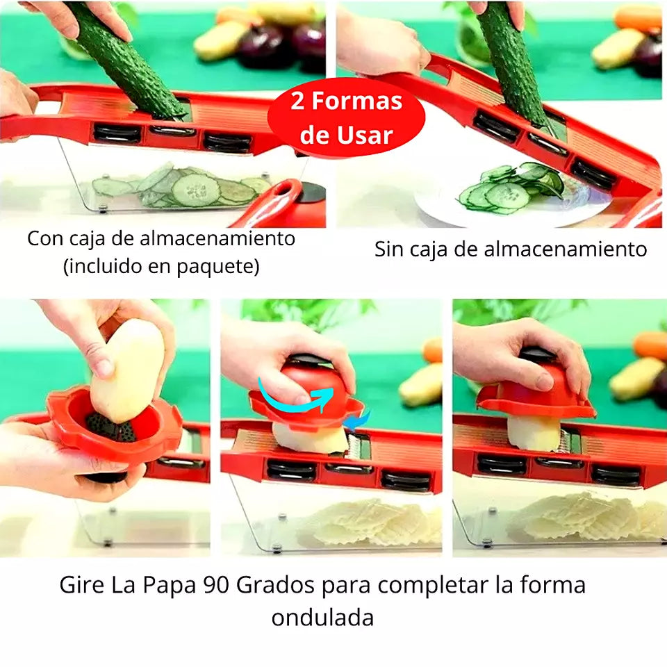 Picador de verduras Multifuncional 10en1