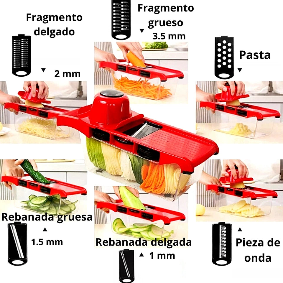Picador de verduras Multifuncional 10en1