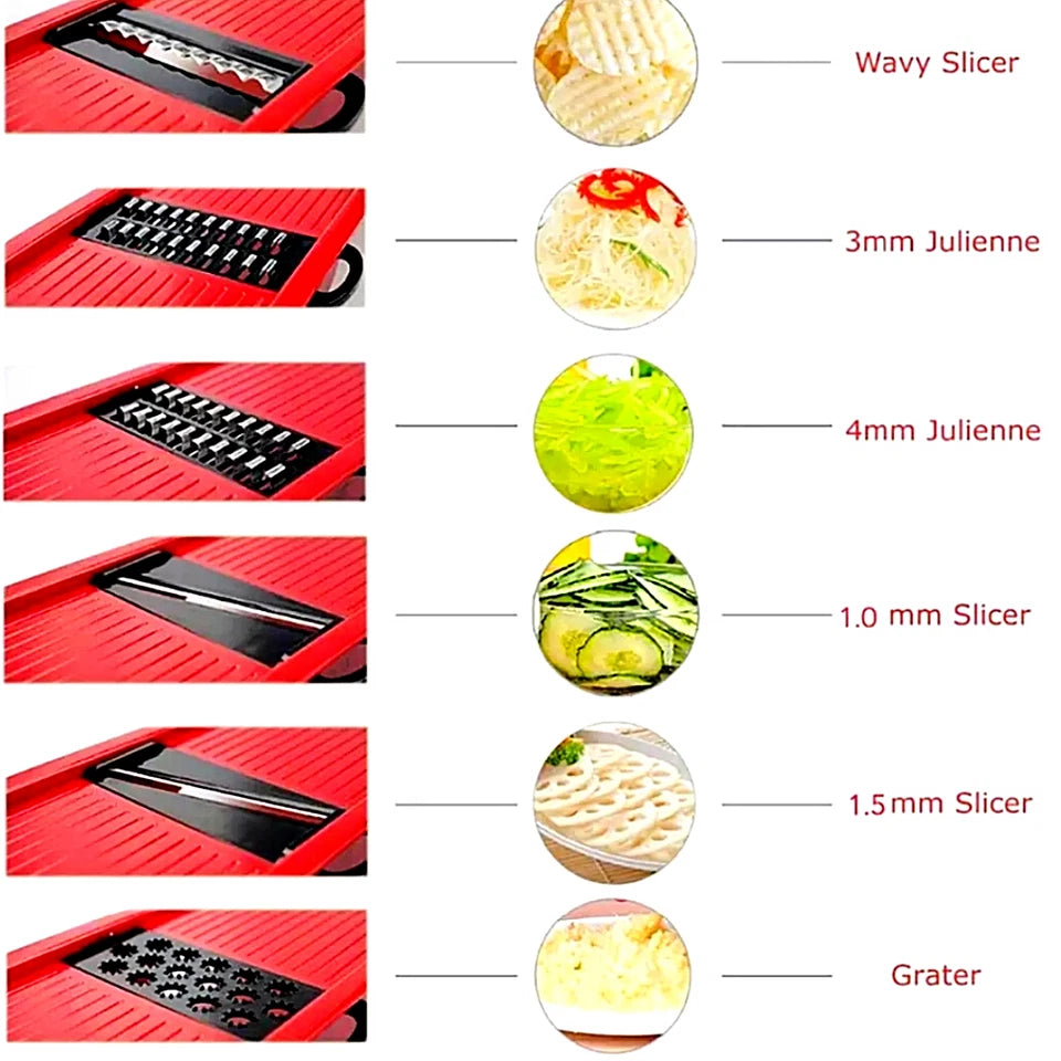 Picador de verduras Multifuncional 10en1