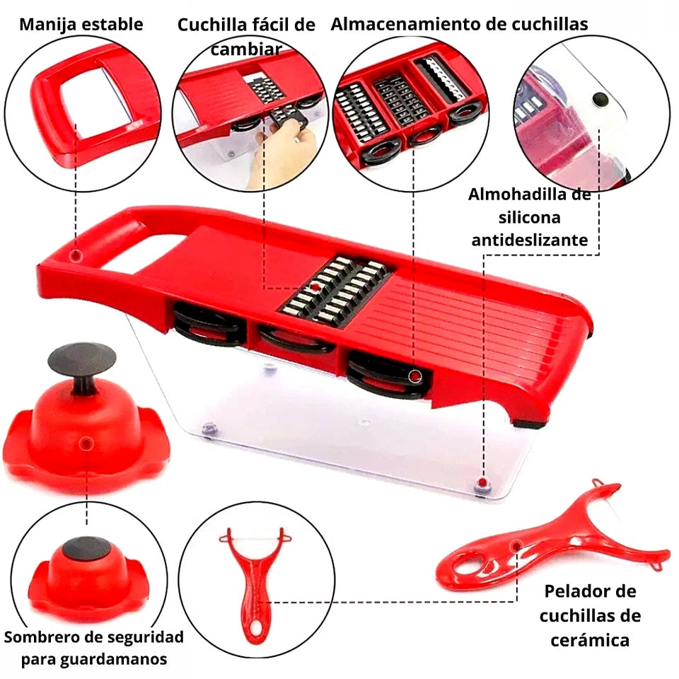 Picador de verduras Multifuncional 10en1